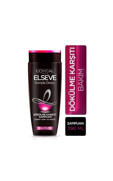 L'Oréal Paris Elseve Komple Direnç Dökülme Karşıtı Şampuan 390 Ml