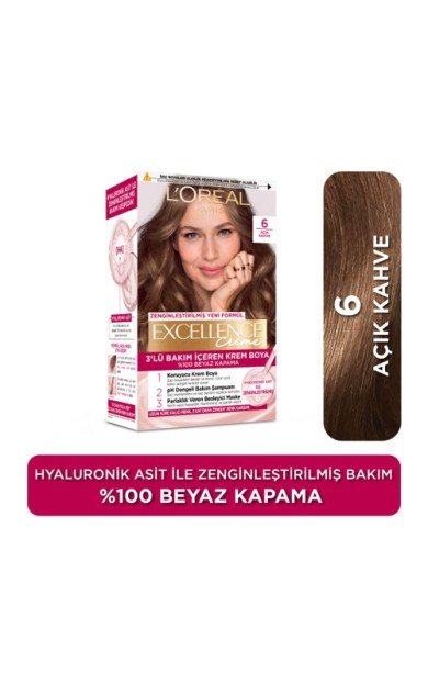 L'Oréal Paris Excellence Creme Saç Boyası 6