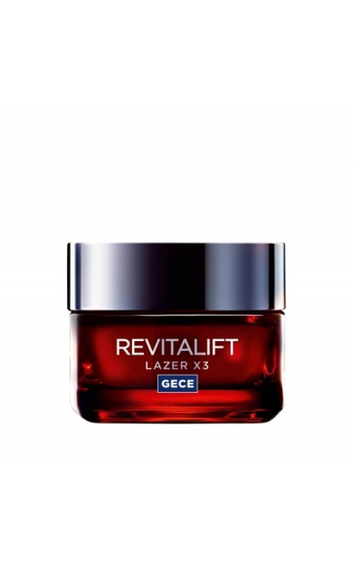 L'Oréal Paris Revitalift Laser X3 Gece Yoğun Yaşlanma Karşıtı Krem 50 Ml