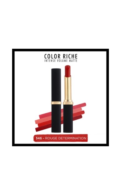 L'Oréal Paris Color Riche Intense Volume Matte Ruj - 346 Rouge Determination