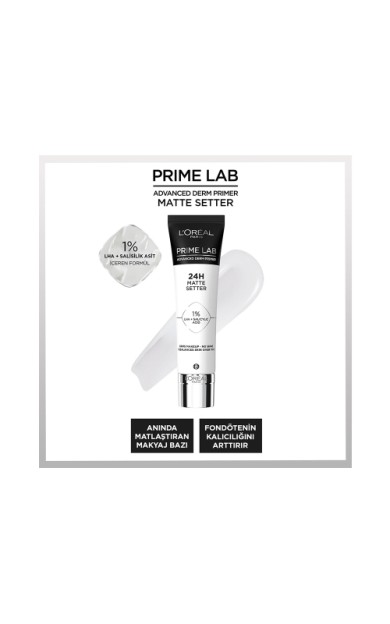 L'Oréal Paris Prime Lab Matte Setter Matlaştırıcı Makyaj Bazı 30 Ml