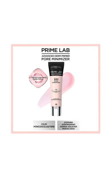 L'Oréal Paris Prime Lab Pore Minimizer Gözenek Küçültücü Makyaj Bazı 30 Ml