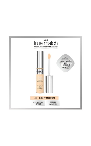 L'Oréal Paris Concealer Serum True Match - 4D