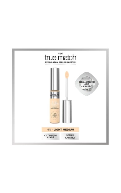 L'Oréal Paris Concealer Serum True Match - 4N