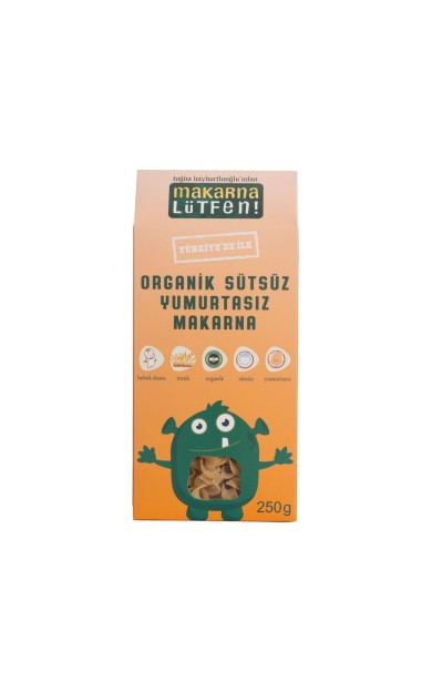 MAKARNA LÜTFEN Organik Sütsüz Yumurtasız Makarna 250g