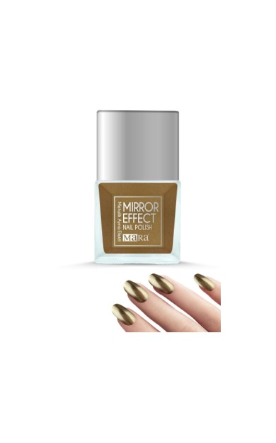 Mirror Effect Nail Polish 15 Ml - Gold