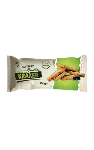 MAYALI HANE Glutensiz Zeytinli Çörekotlu Kraker 150g