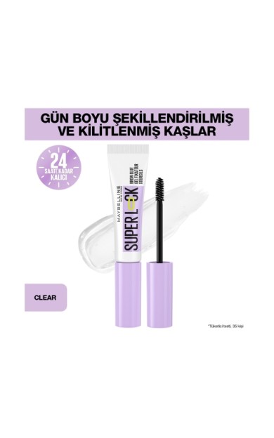 Maybelline New York Super Lock Brow Glue Kaş Sabitleyici Maskara