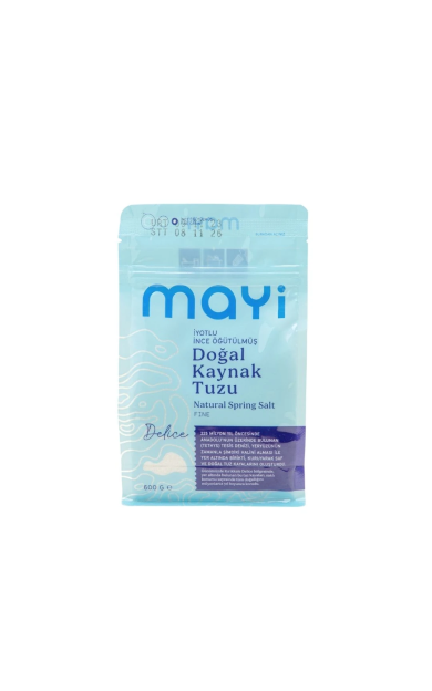 MAYİ TUZ Sofrada Öğütme Kaynak Tuzu (İyotsuz) 500g