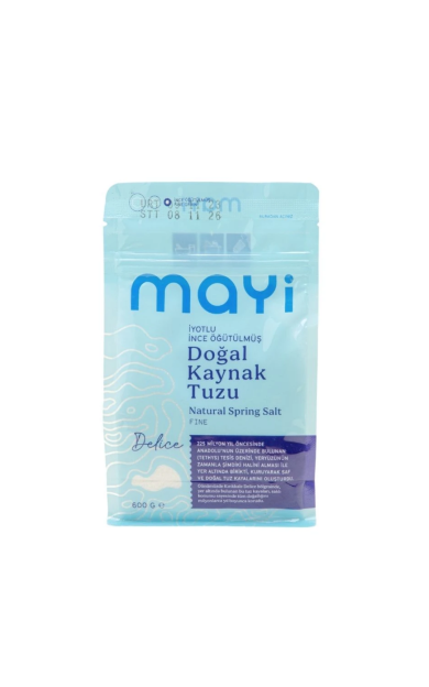 MAYİ TUZ İyotlu İnce Kaynak Tuzu 600g