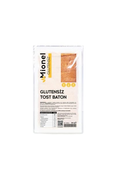 MİONEL Glutensiz Tost Baton Ekmek 300g