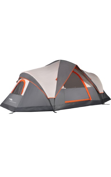 MobiHome DomeHike 6 Kişilik Otomatik Çadır- GRİ