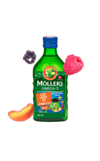 MÖLLER'S Tutti Frutti Aromalı Omega 3 Balık Yağı 250ml