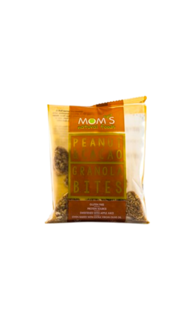 MOM'S NATURAL FOODS Glutensiz Granola Bites Yer Fıstığı &amp; Kakao 40g