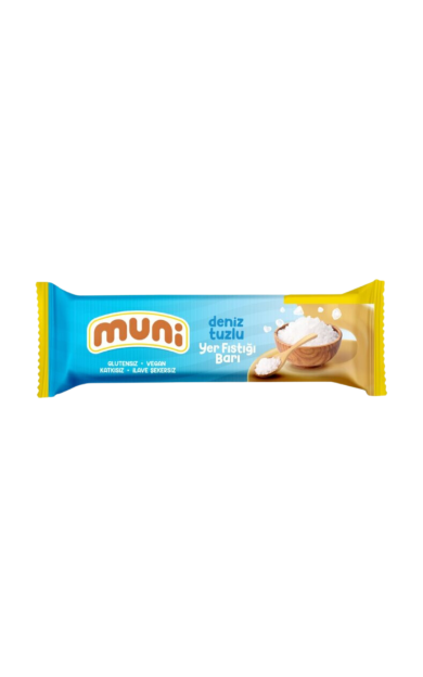 MUNİ Deniz Tuzlu Yer Fıstığı Barı 40g