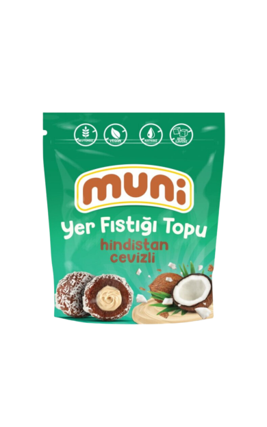 MUNİ Hindistan Cevizli Yer Fıstığı Topu 80g