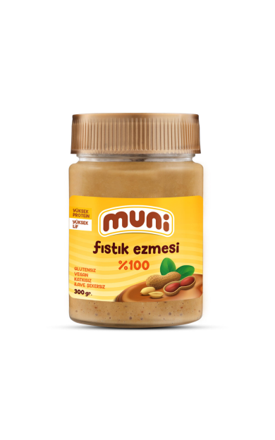 MUNİ %100 Fıstık Ezmesi 300g