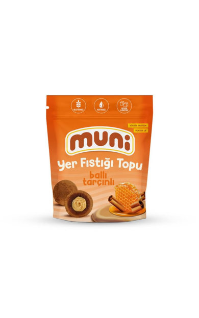 MUNİ Ballı Tarçınlı Yer Fıstığı Topu 80g