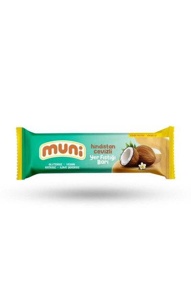 MUNİ Hindistan Cevizli Yer Fıstığı Barı 40g