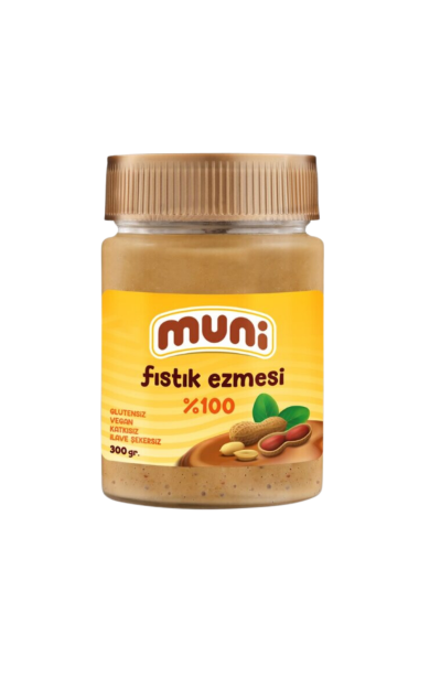 MUNİ %100 Fıstık Ezmesi 300g