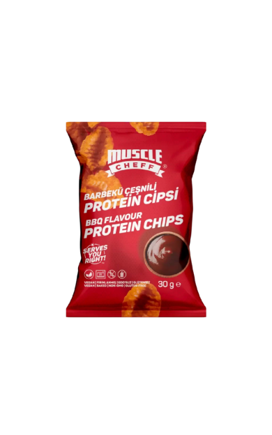 MUSCLE CHEFF Barbekü Aromalı Protein Cips 30g