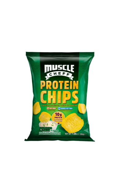 MUSCLE CHEFF Soğan Ekşi Krema Aromalı Protein Cips (30g)