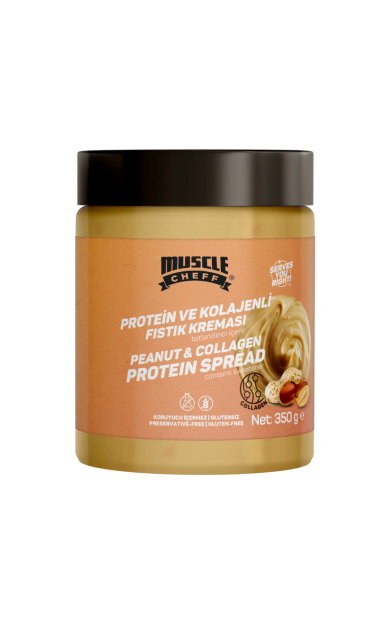 MUSCLE CHEFF Proteinli ve Kolajenli Fıstık Kreması 350g