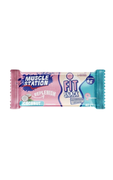 MUSCLE STATİON Protein Bar Hindistan Cevizli 40g