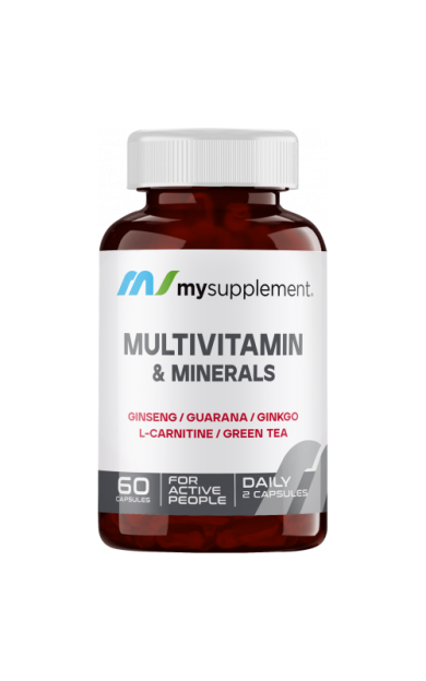 Mysupplement Multivitamin & Minerals  60 Kapsül