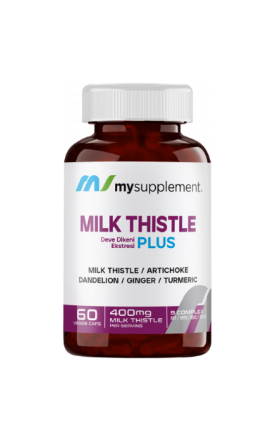 Mysupplement Milk Thistle Plus  60 Bitkisel Kapsül