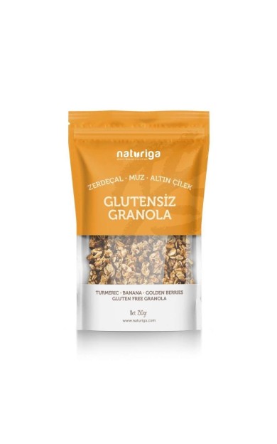 Naturiga Glutensiz Zerdeçal &amp; Altın Çilek Granola(250 gr)