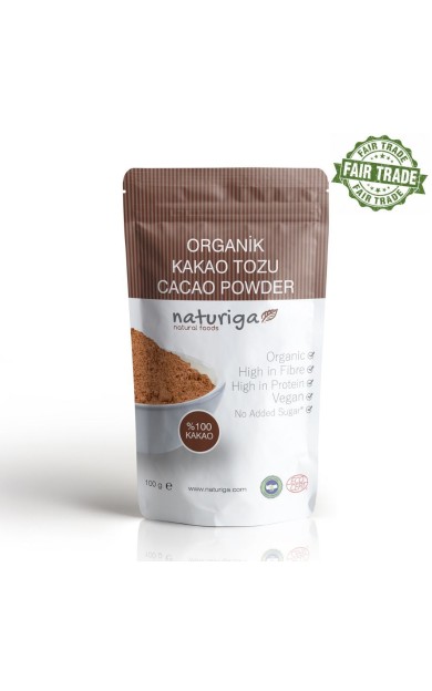 Naturiga Organik Kakao Tozu (100gr)