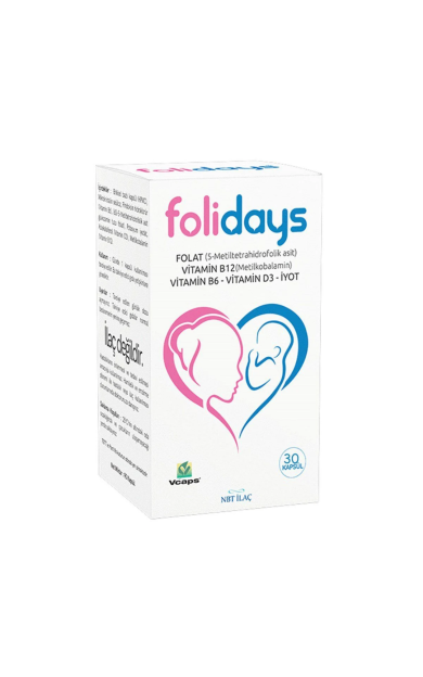 NBT İLAÇ Folidays 30 Kapsül