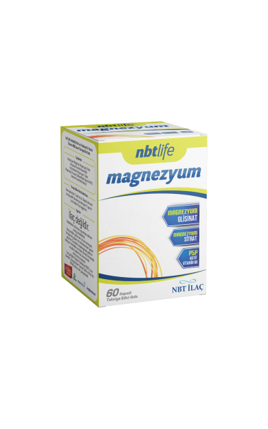 NBT İLAÇ Nbt Life Magnezyum P5p Vitamin B6 60 Kapsül