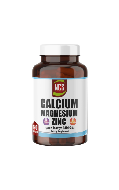 NCS Calcium Magnezyum Zinc Taurat Çinko 120 Tablet