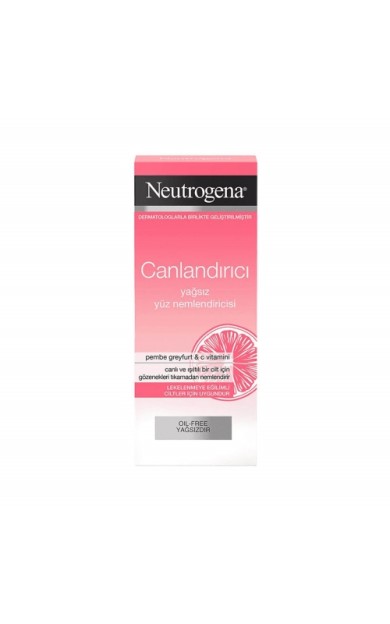 Neutrogena Canlandırıcı Pembe Greyfurt &amp; C Vitamini Yağsız Yüz Nemlendiricisi 50 Ml