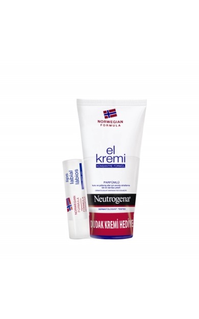 Neutrogena El Kremi Parfümlü 75 Ml+Dudak Nemlendirici Hediye