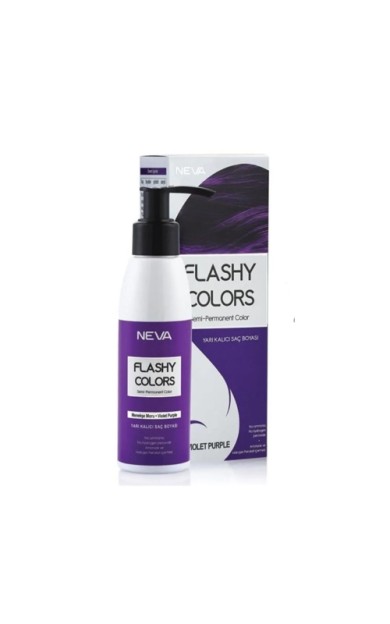 Neva Flashy Colors Set 100 Ml-Menekşe Moru