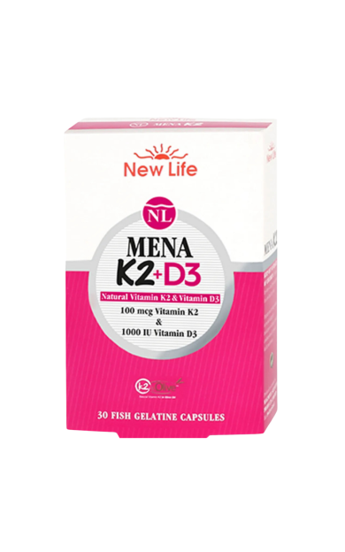 NEW LİFE Mena K2 + D3 30 Kapsül