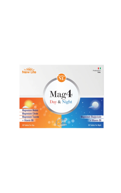 New Life Mag4 Day &amp; Night 30 + 30 (60 tablet)