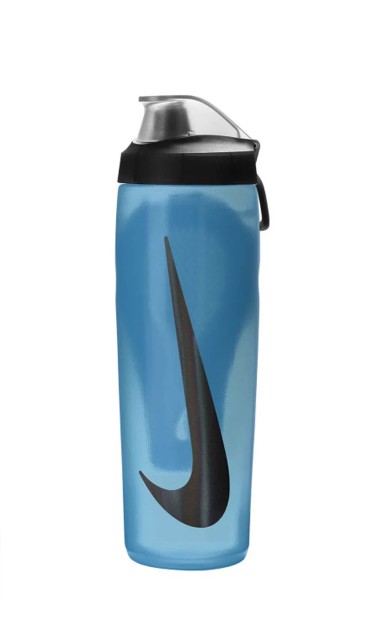 Nike REFUEL BOTTLE LOCKING LID 24 OZ Unisex Matara Mavi / Siyah