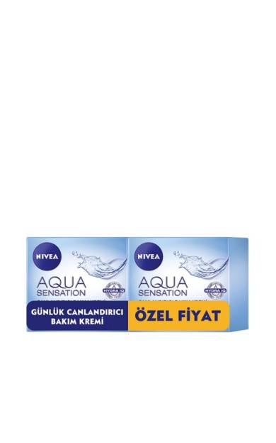 Nivea Aqua Sensation Canlandırıcı Bakım Kremi 2'li