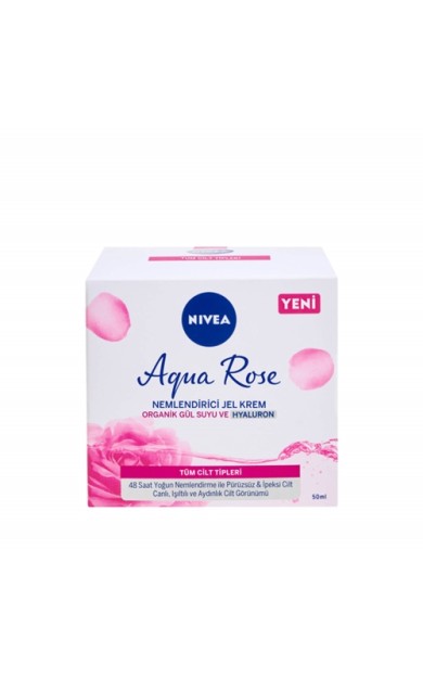 Nivea Aqua Rose Nemlendirici Jel Krem Tüm Cilt Tipleri 50 Ml