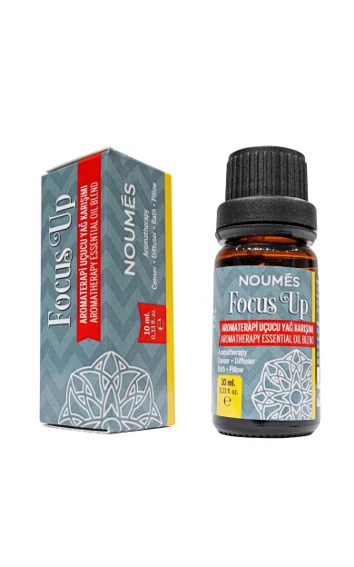 NOUMES %100 Saf Ve Doğal Focus Up Aromaterapi Uçucu Yağ Karışımı 10 ml