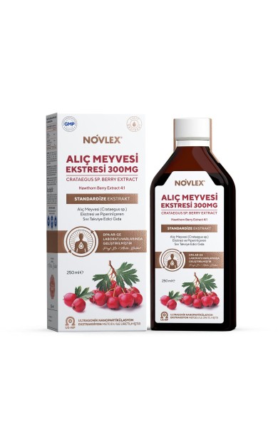 Novlex Alıç Meyve Ekstresi ve Piperin 250ml