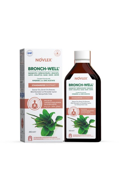 Novlex® Bronch-Well Damar Otu Ekstresi ve Bitki Ekstreleri 250ml