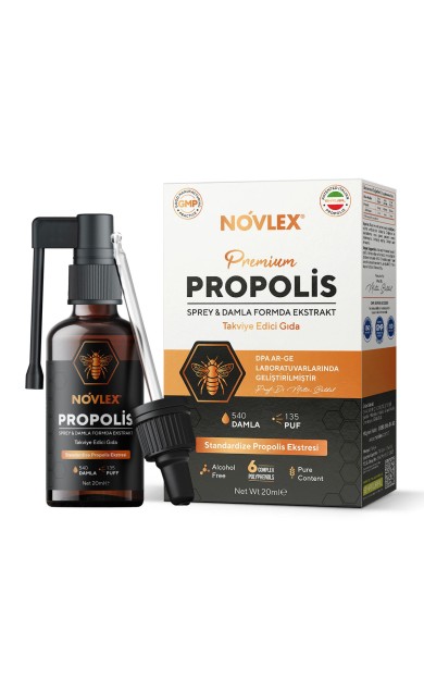 Novlex Propolis Ekstresi Sprey & Damla 20ml