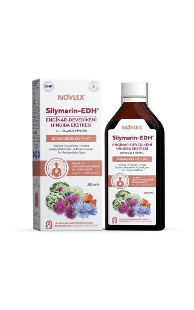 Novlex Silymarin-EDH Enginar, Devedikeni, Hindiba Ekstresi 250ml