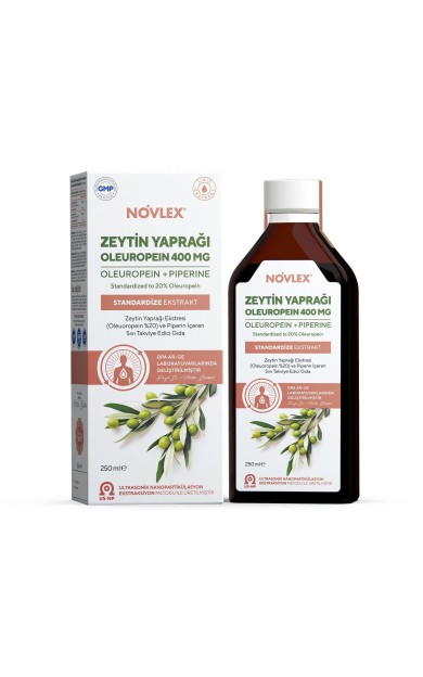 Novlex Zeytin Yaprağı Ekstresi ve Piperin 250 ml