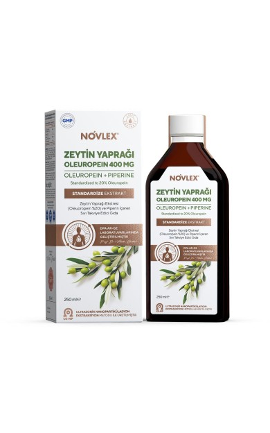 Novlex Zeytin Yaprağı Ekstresi ve Piperin 250 ml